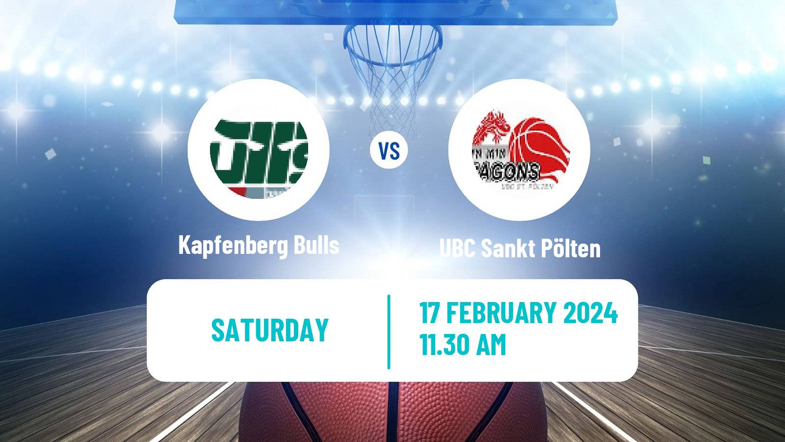 Basketball Austrian Superliga Basketball Kapfenberg Bulls - UBC Sankt Pölten