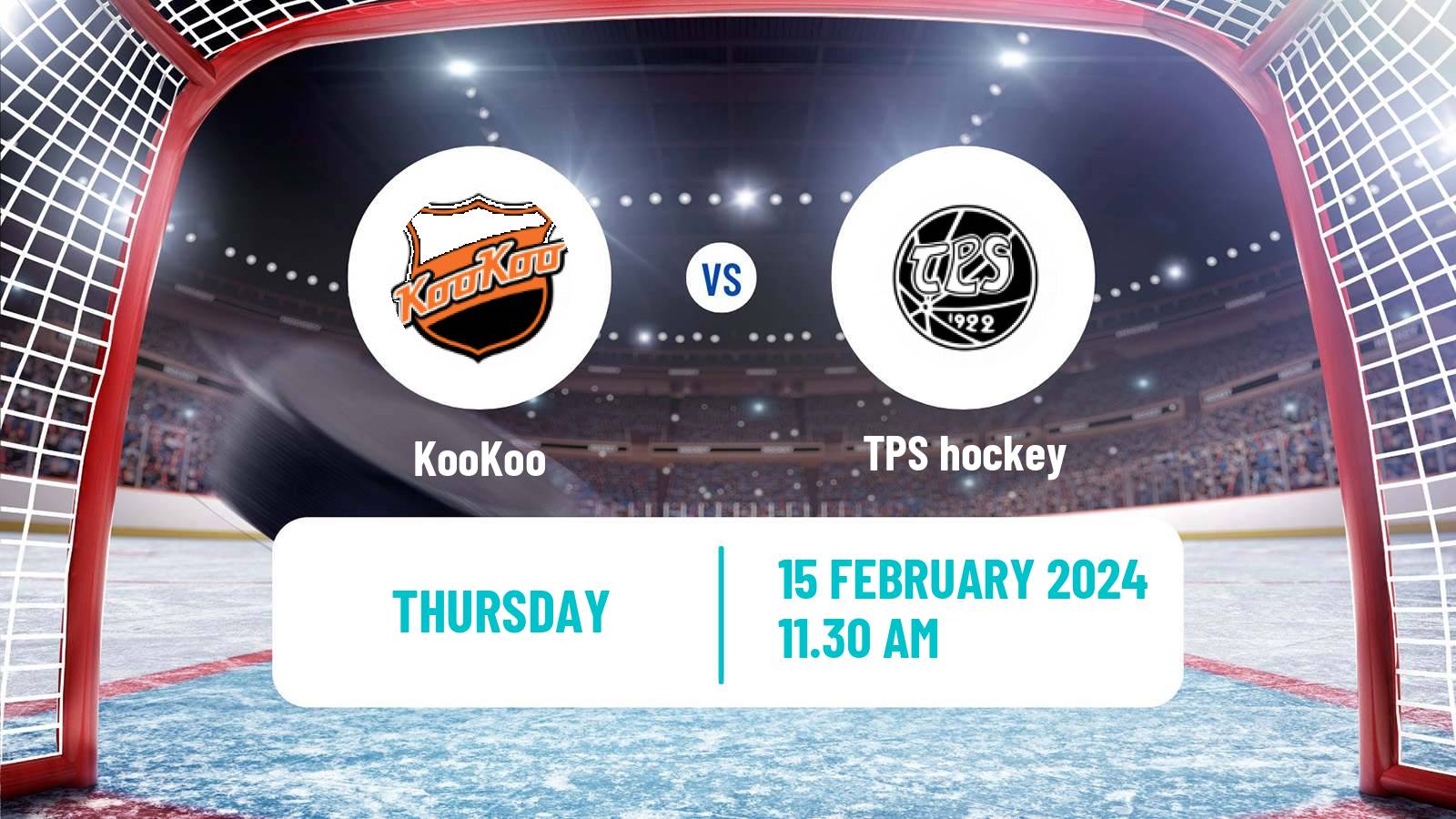 Hockey Finnish SM-liiga KooKoo - TPS