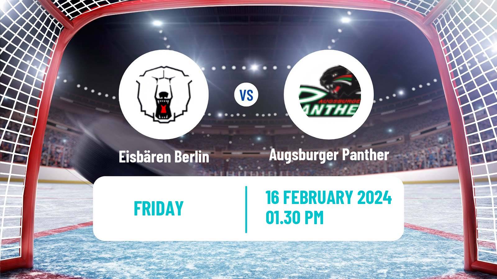 Hockey German Ice Hockey League Eisbären Berlin - Augsburger Panther