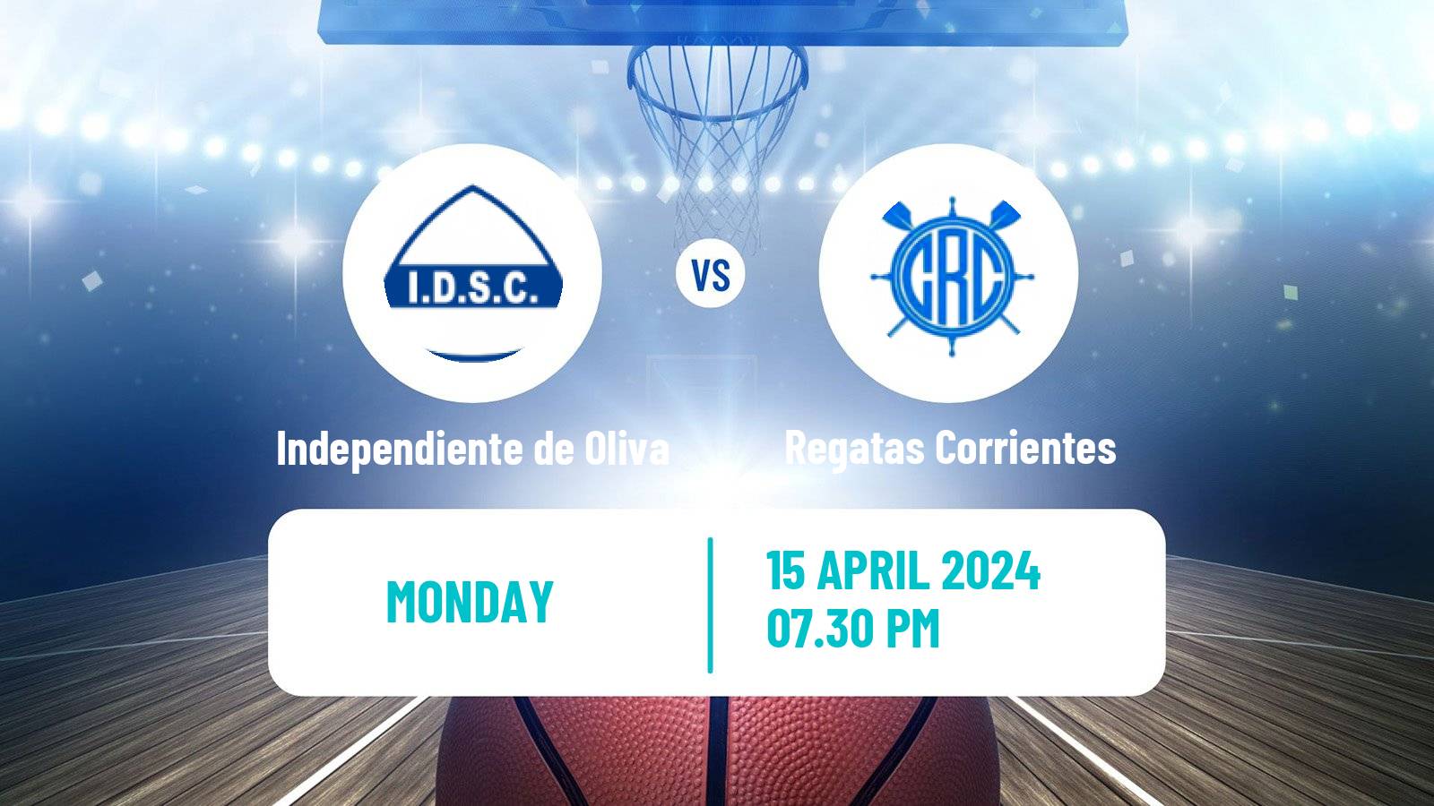 Basketball Argentinian LNB Independiente de Oliva - Regatas Corrientes