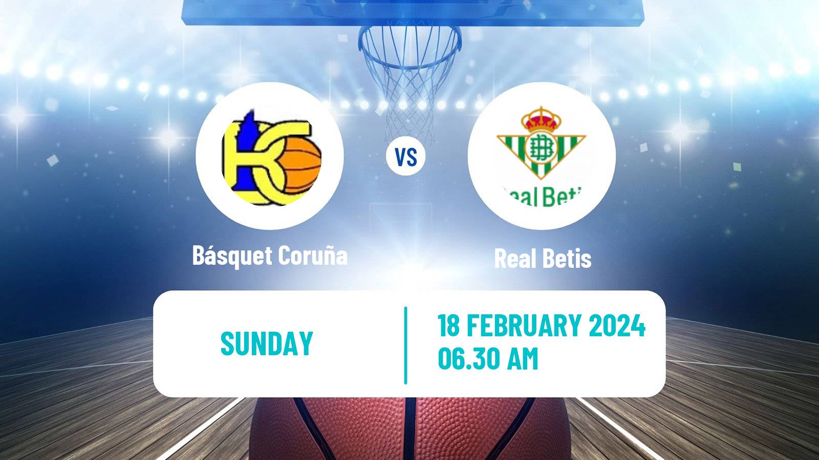 Basketball Spanish LEB Oro Básquet Coruña - Real Betis