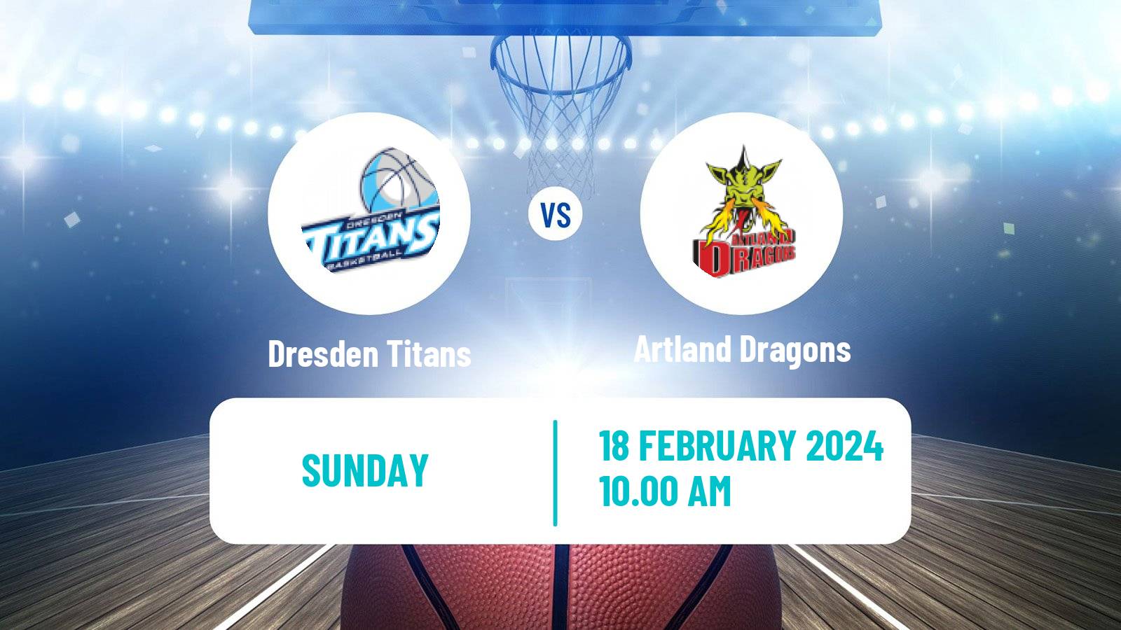 Basketball German Pro A Basketball Dresden Titans - Artland Dragons