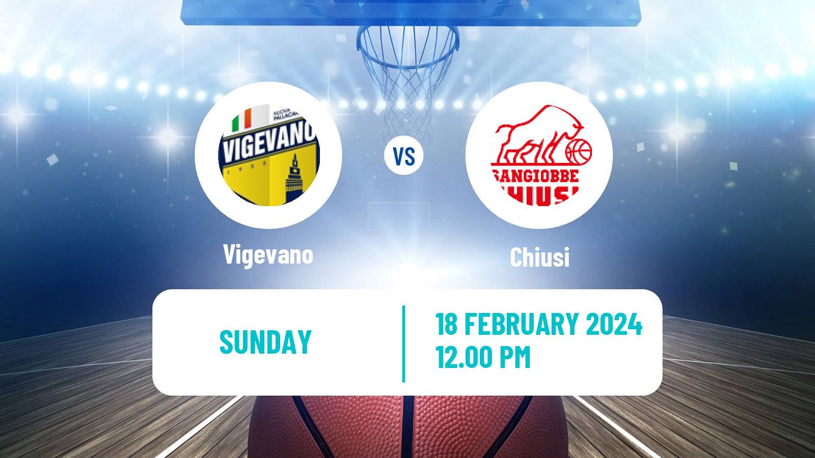 Basketball Italian Serie A2 Basketball Vigevano - Chiusi