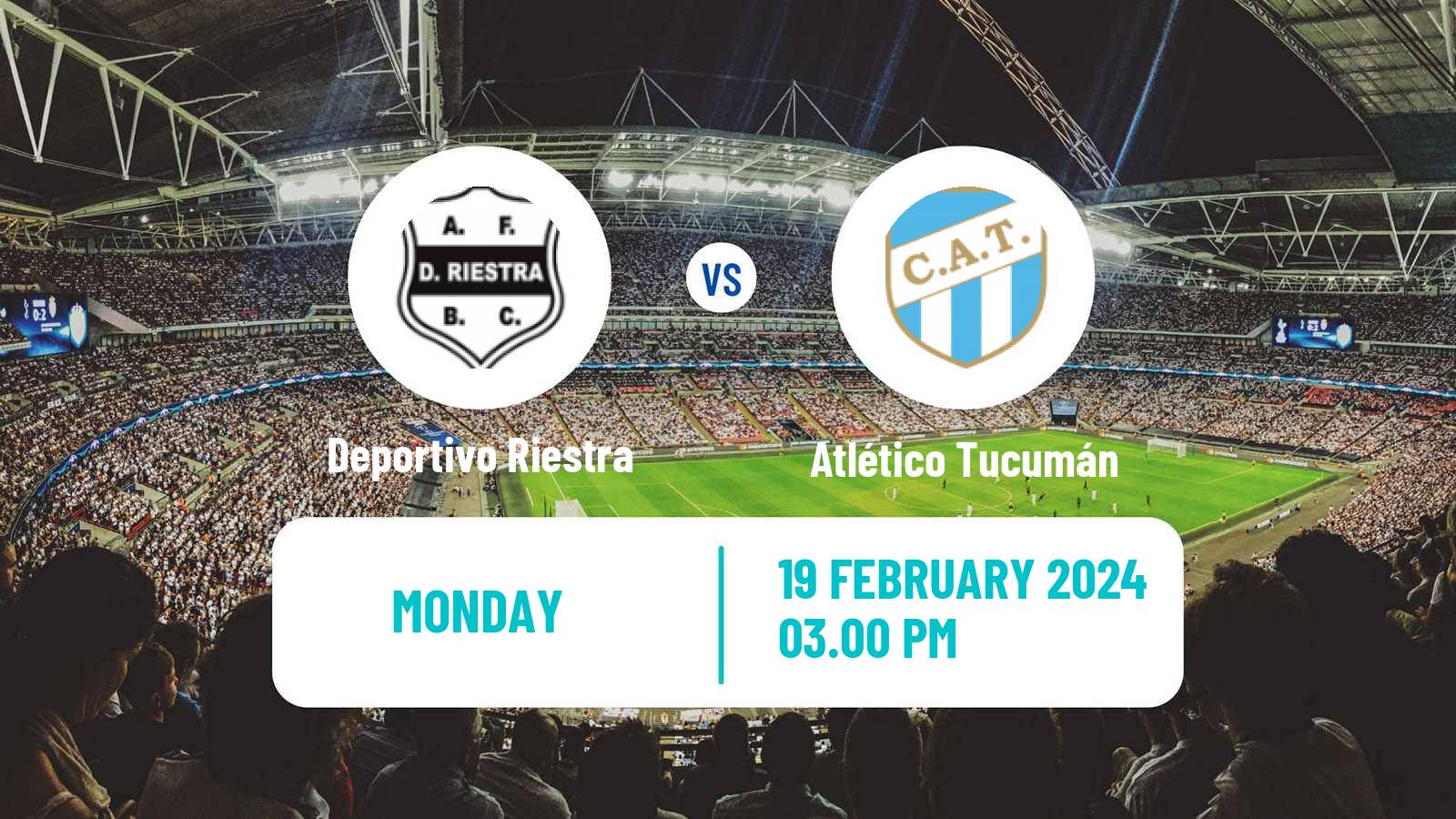 Soccer Argentinian Copa de la Liga Profesional Deportivo Riestra - Atlético Tucumán