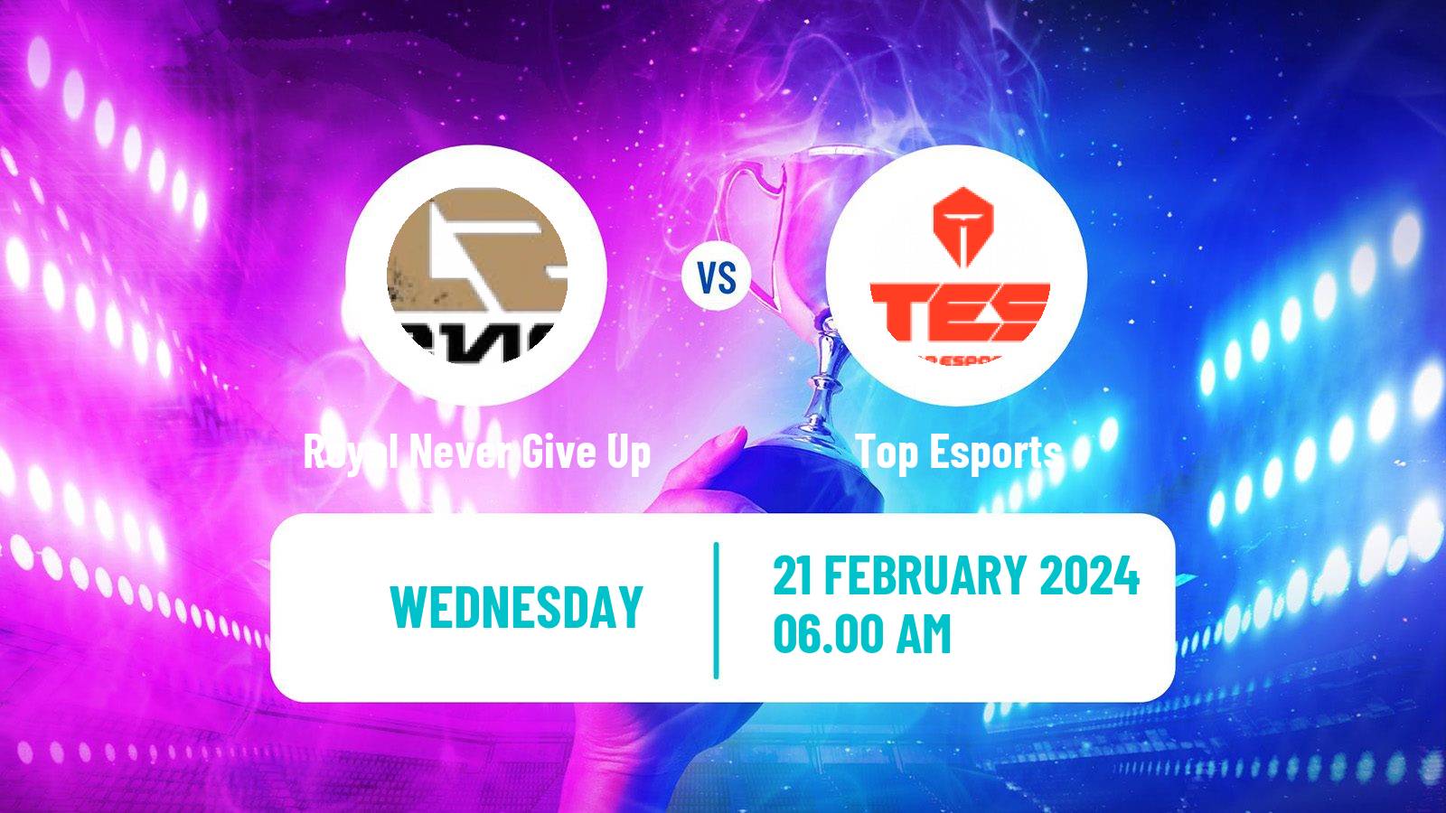 Esports League Of Legends Lpl Royal Never Give Up - Top Esports