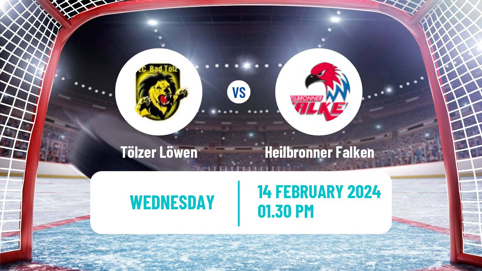 Hockey German Oberliga South Hockey Tölzer Löwen - Heilbronner Falken