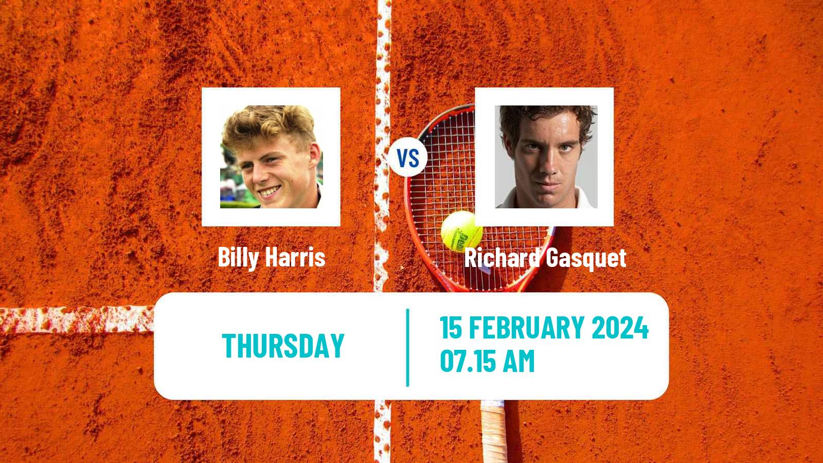 Tennis Manama Challenger Men Billy Harris - Richard Gasquet