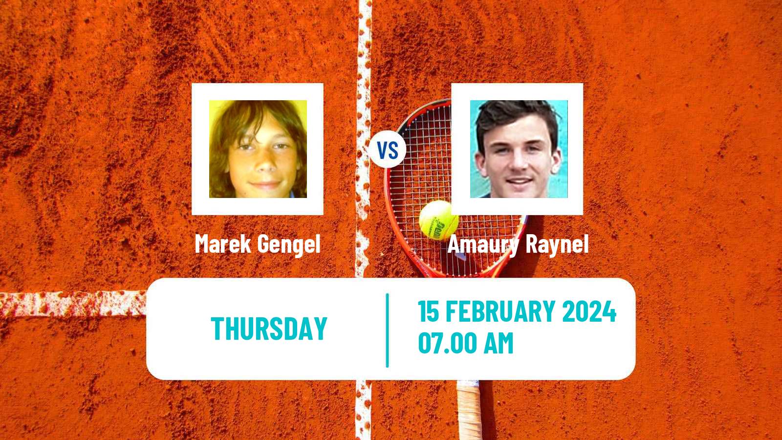 Tennis ITF M15 Sharm Elsheikh 3 Men Marek Gengel - Amaury Raynel