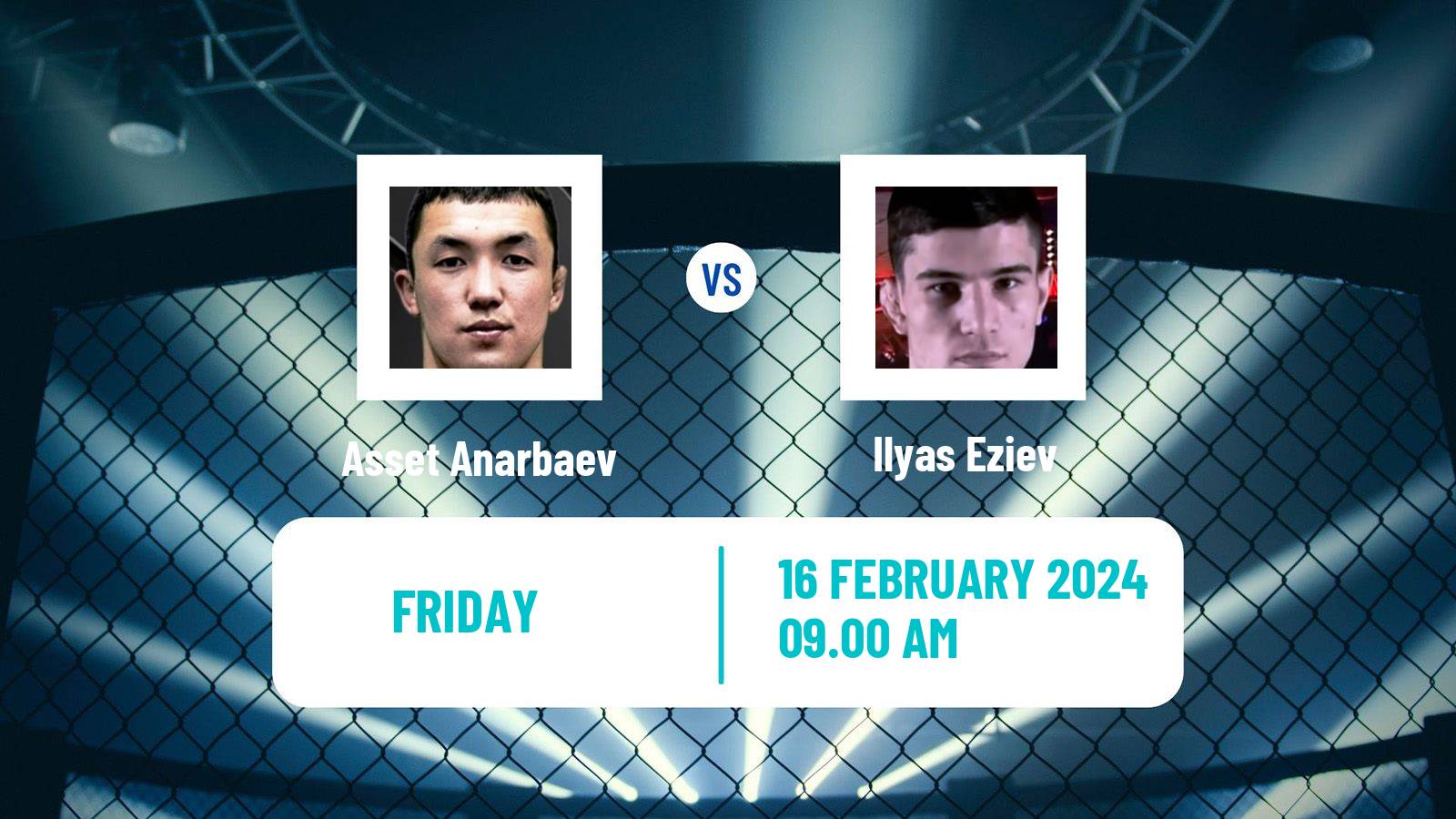 MMA Bantamweight One Championship Men Asset Anarbaev - Ilyas Eziev