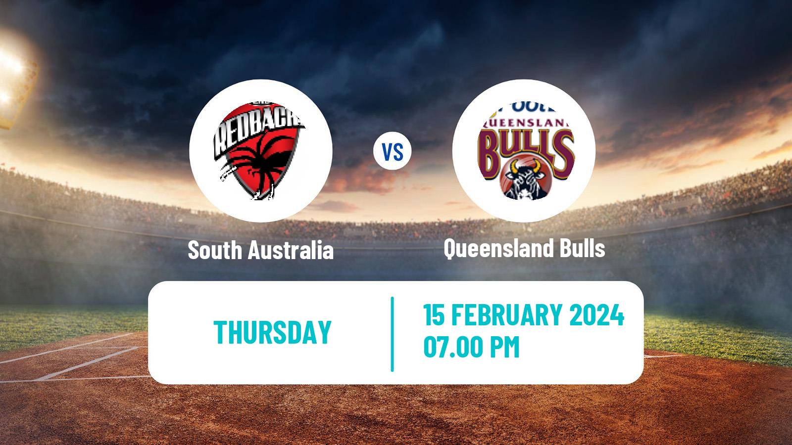 Cricket Australian Sheffield Shield South Australia - Queensland Bulls