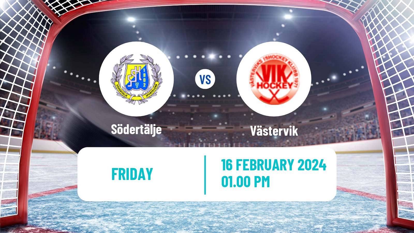 Hockey Swedish Hockey Allsvenskan Södertälje - Västervik