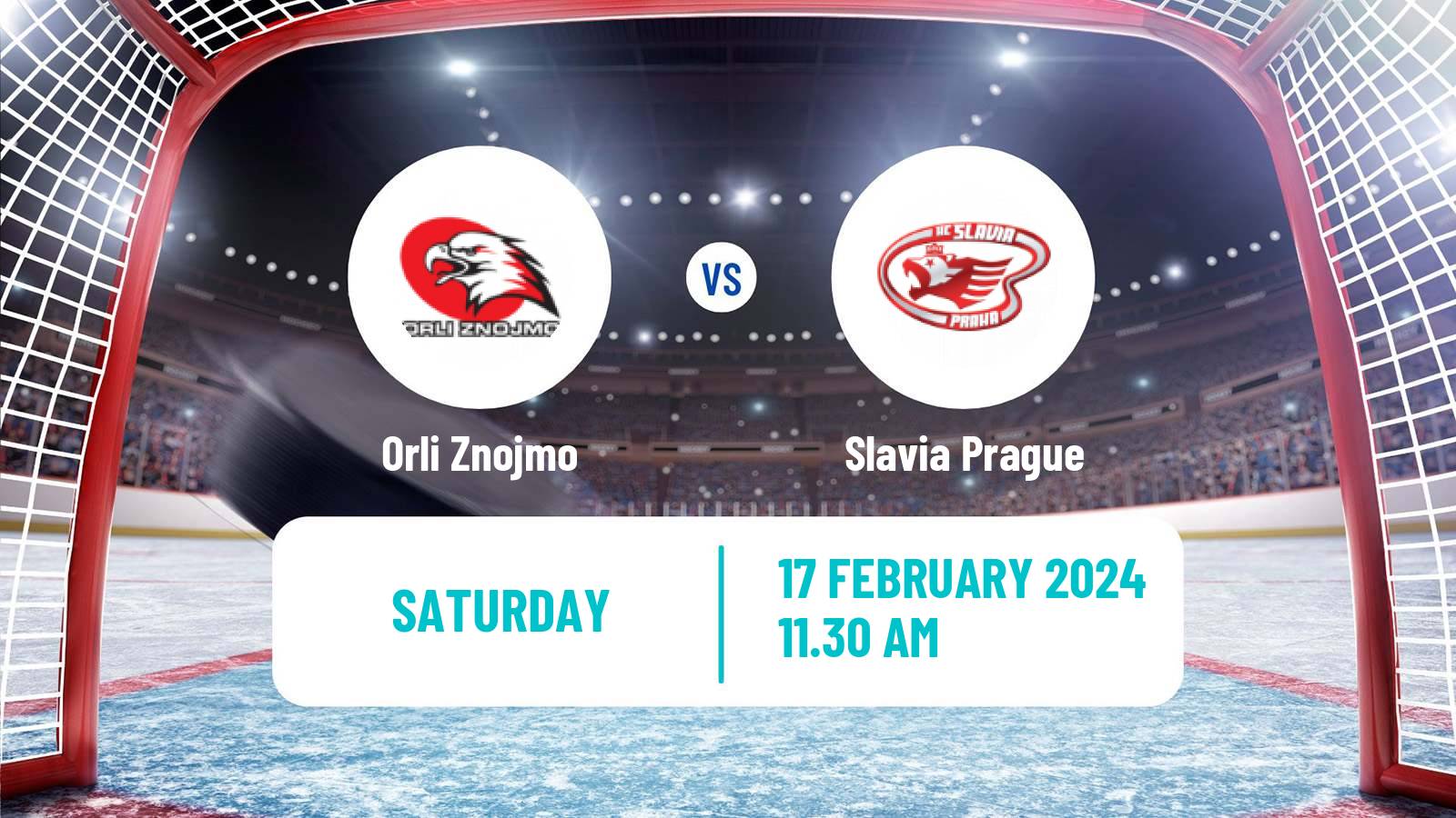 Hockey Czech Chance Liga Orli Znojmo - Slavia Prague