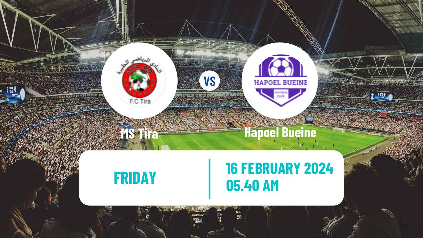 Soccer Israeli Liga Alef North MS Tira - Hapoel Bueine