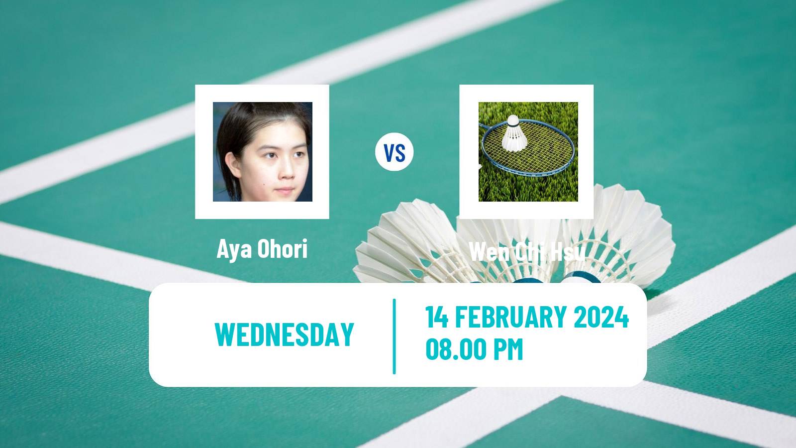 Badminton BWF Asia Championships Teams Women Aya Ohori - Wen Chi Hsu