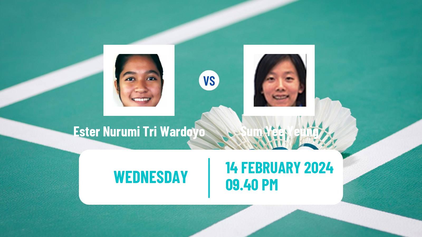 Badminton BWF Asia Championships Teams Women Ester Nurumi Tri Wardoyo - Sum Yee Yeung