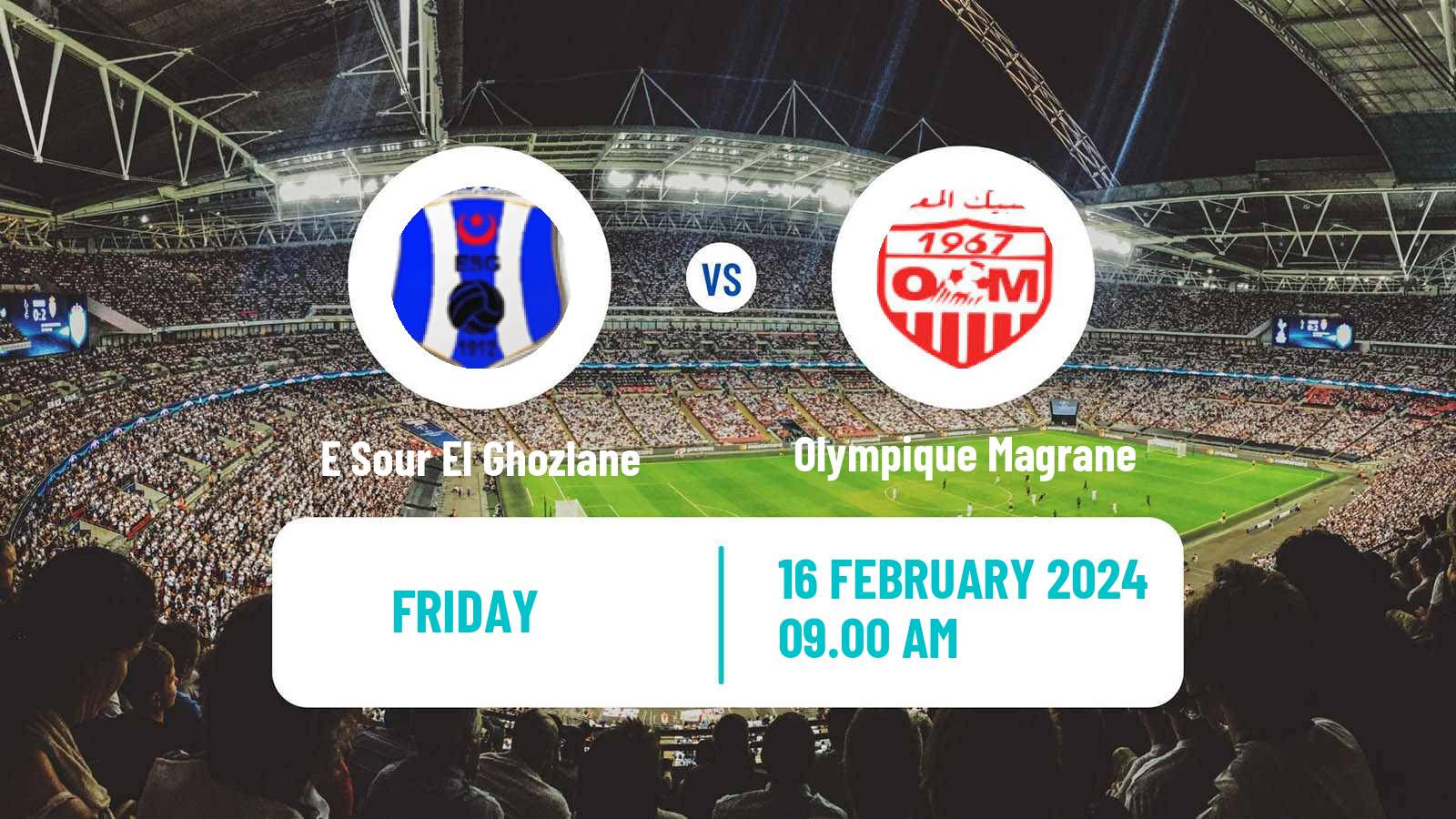 Soccer Algerian Ligue 2 E Sour El Ghozlane - Olympique Magrane