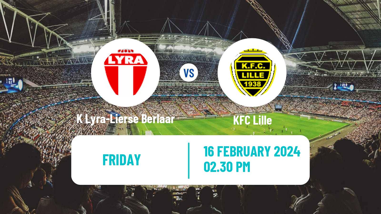 Soccer Belgian Second Amateur Division Group B K Lyra-Lierse Berlaar - Lille