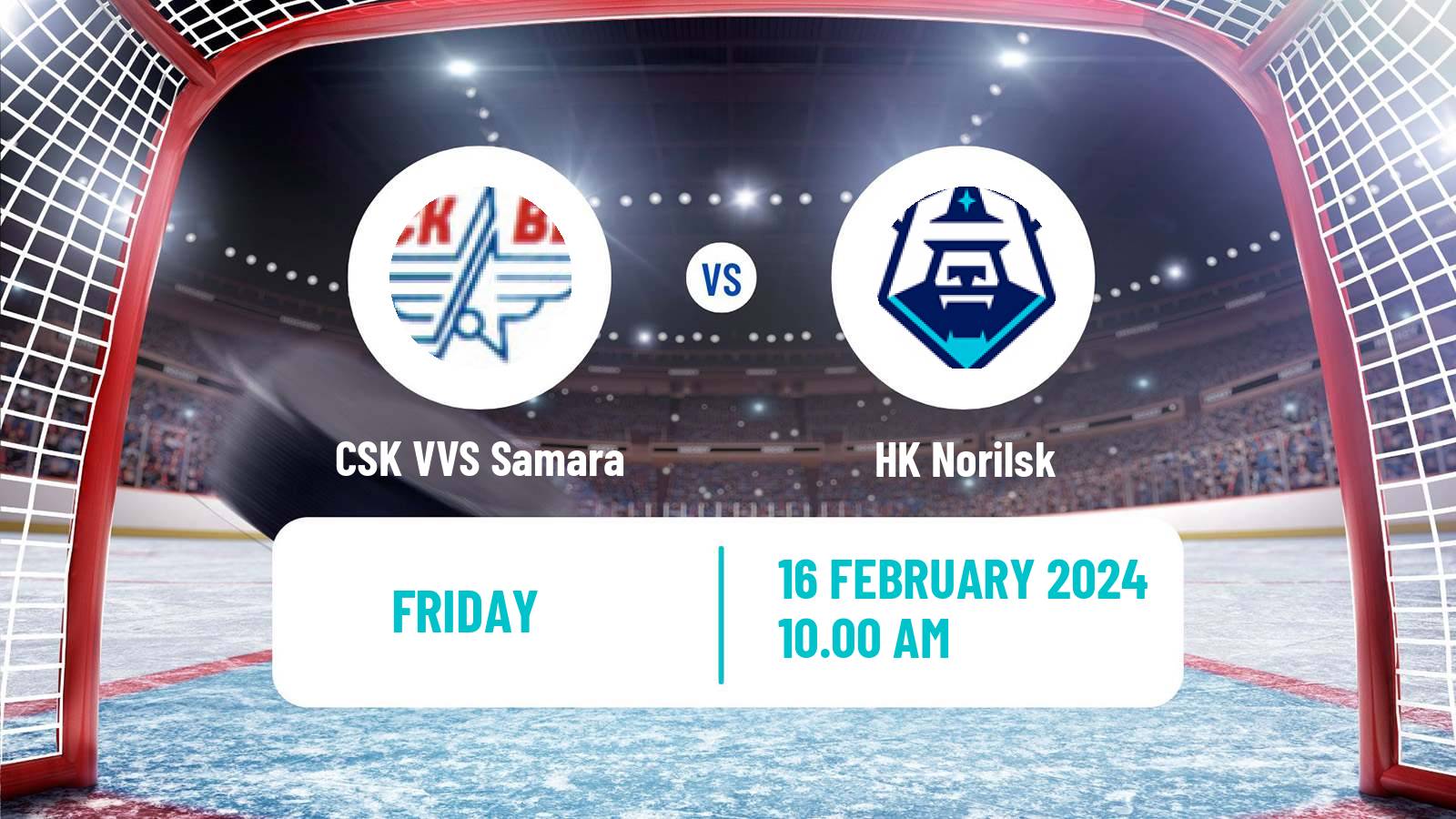 Hockey VHL CSK VVS Samara - Norilsk
