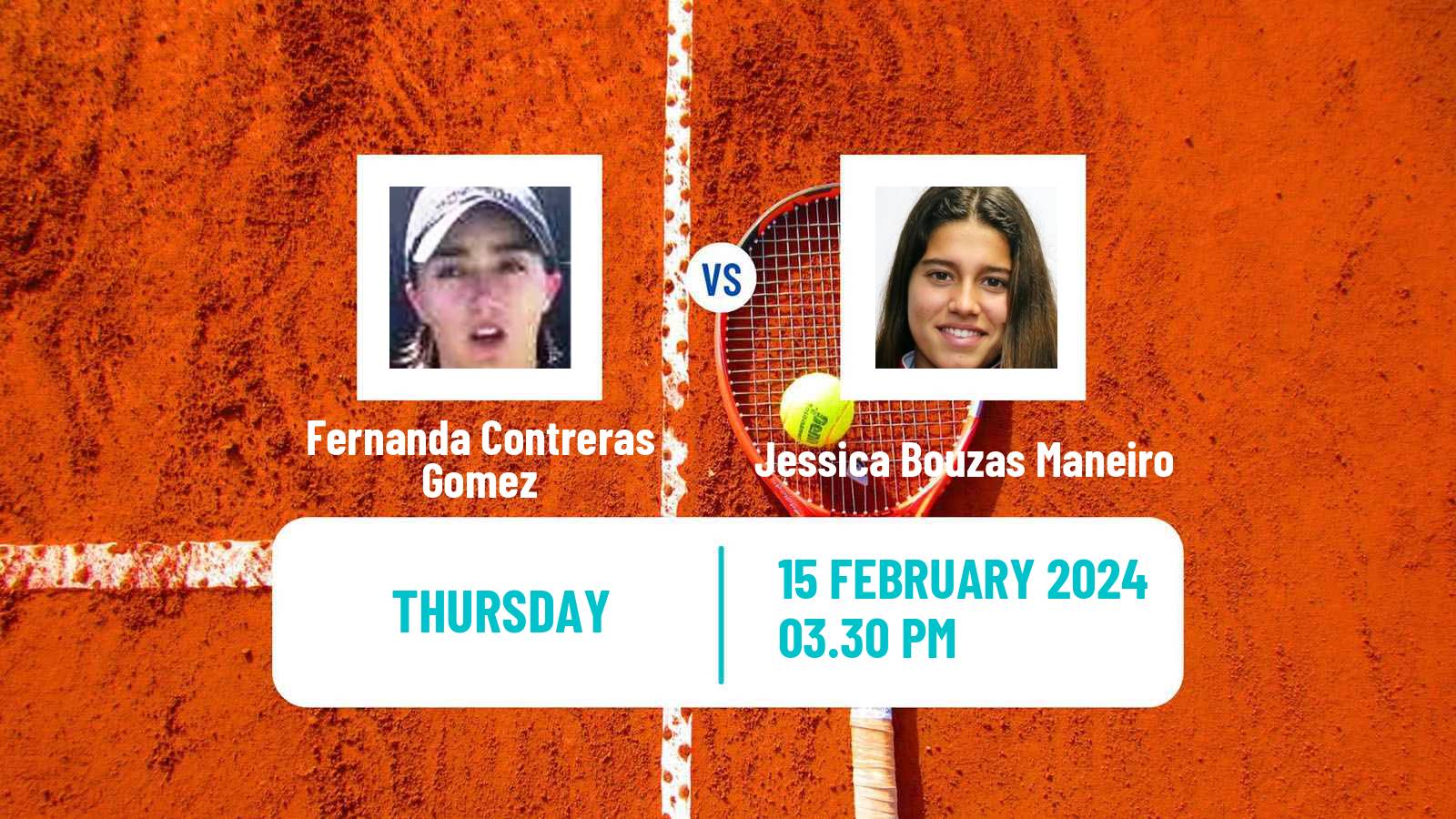 Tennis ITF W50 Morelia Women Fernanda Contreras Gomez - Jessica Bouzas Maneiro