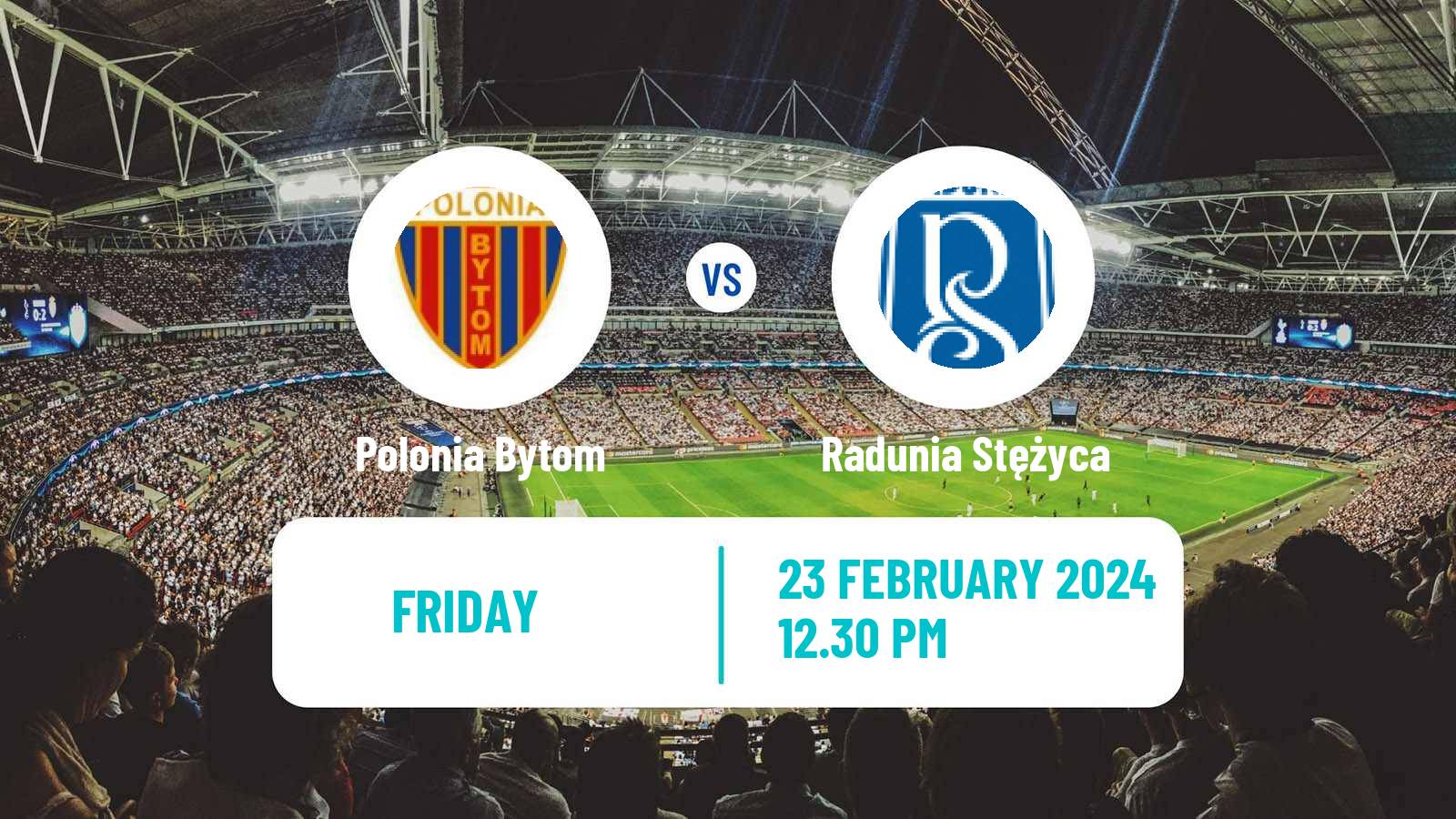 Soccer Polish Division 2 Polonia Bytom - Radunia Stężyca