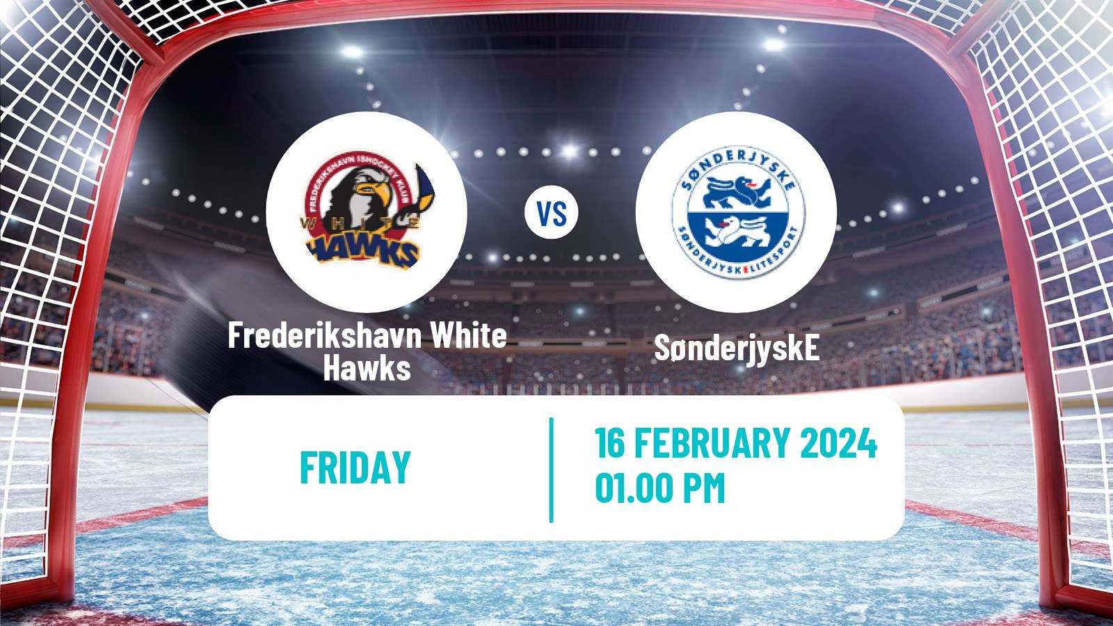 Hockey Danish Ishockey Ligaen Frederikshavn White Hawks - SønderjyskE