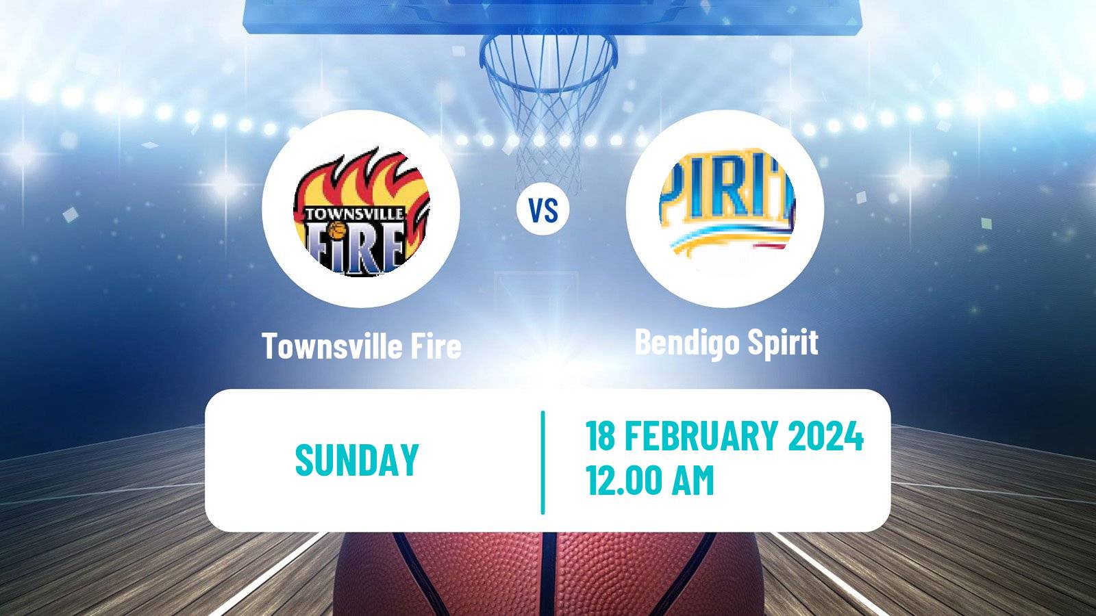 Basketball Australian WNBL Townsville Fire - Bendigo Spirit