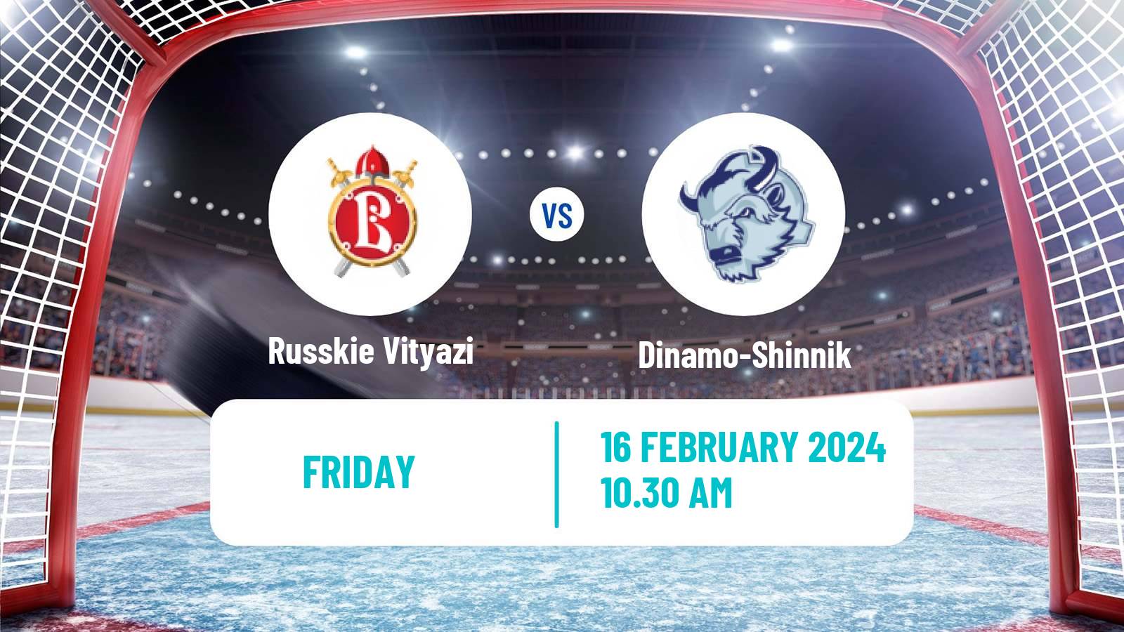 Hockey MHL Russkie Vityazi - Dinamo-Shinnik