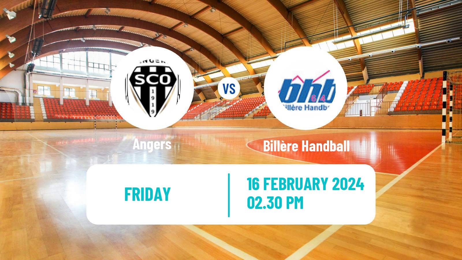 Handball French Proligue Handball Angers - Billère Handball