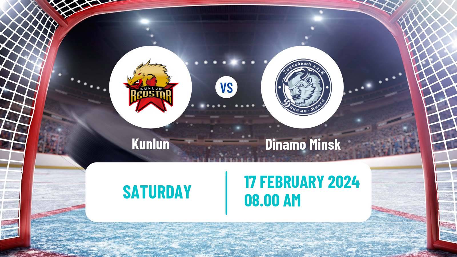 Hockey KHL Kunlun - Dinamo Minsk