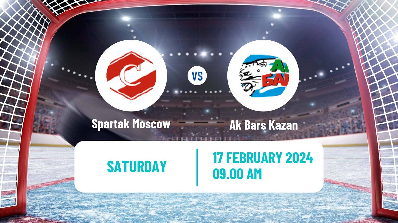 Hockey KHL Spartak Moscow - Ak Bars Kazan