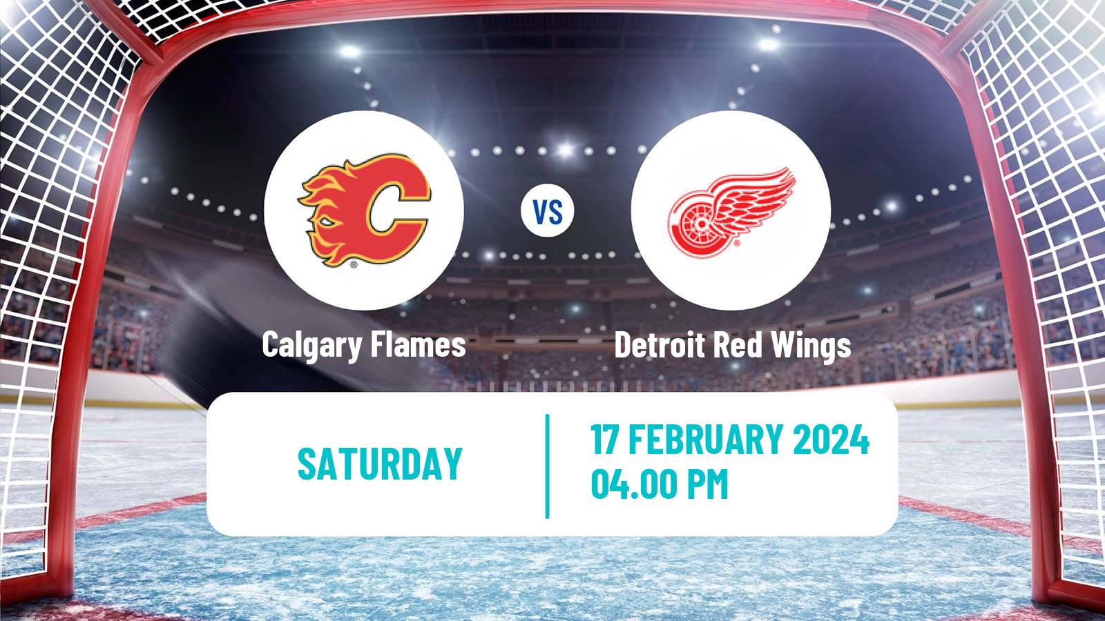 Hockey NHL Calgary Flames - Detroit Red Wings