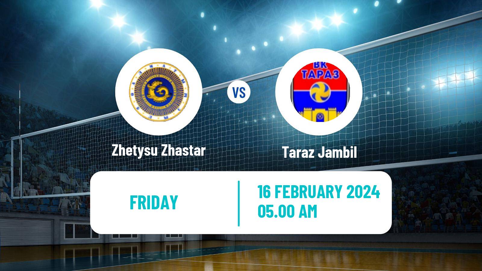 Volleyball Kazakh National League Volleyball Zhetysu Zhastar - Taraz Jambil