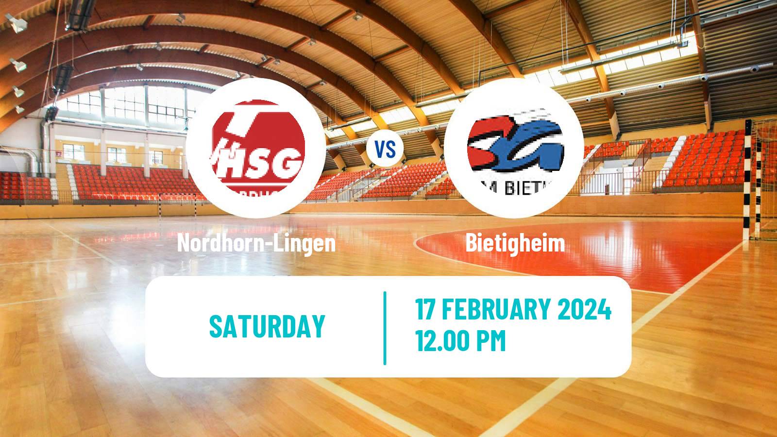 Handball German 2 Bundesliga Handball Nordhorn-Lingen - Bietigheim