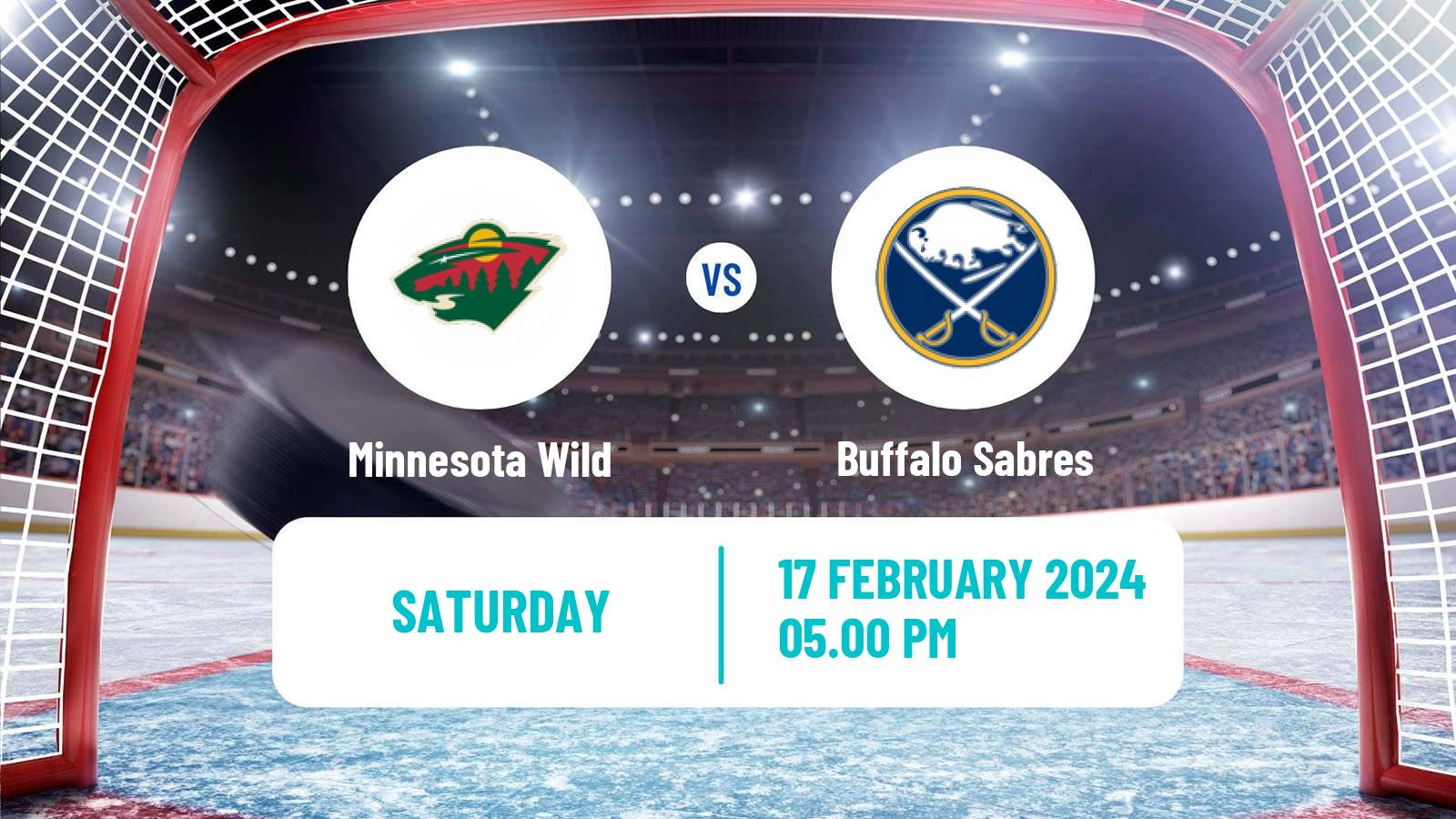 Hockey NHL Minnesota Wild - Buffalo Sabres