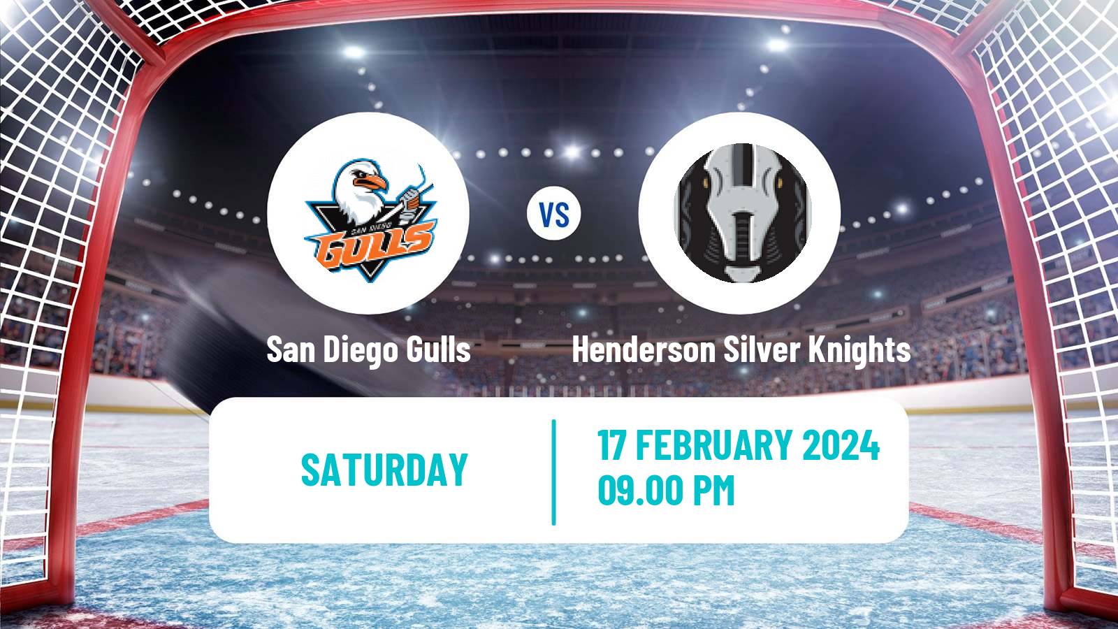 Hockey AHL San Diego Gulls - Henderson Silver Knights