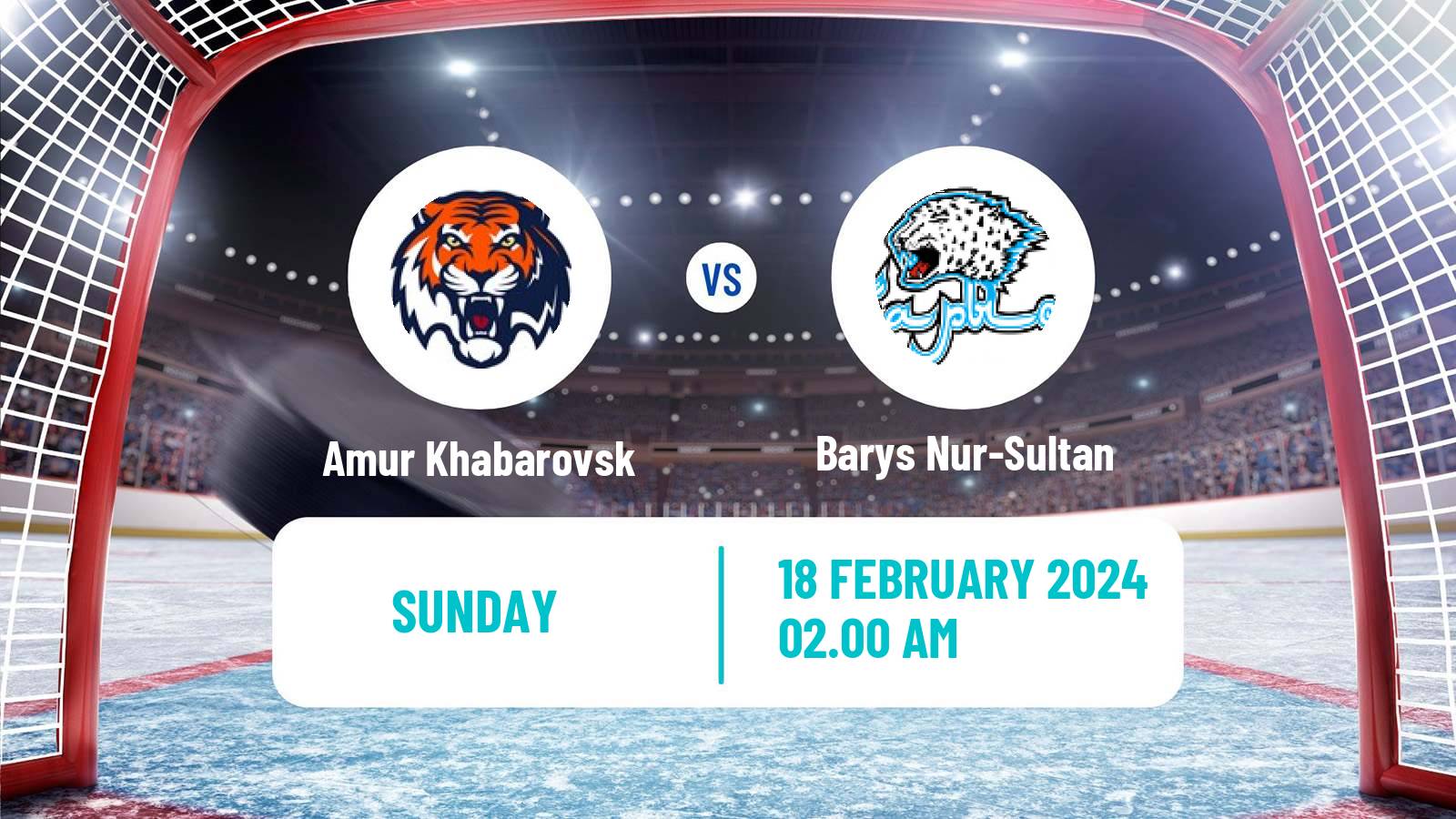 Hockey KHL Amur Khabarovsk - Barys Nur-Sultan