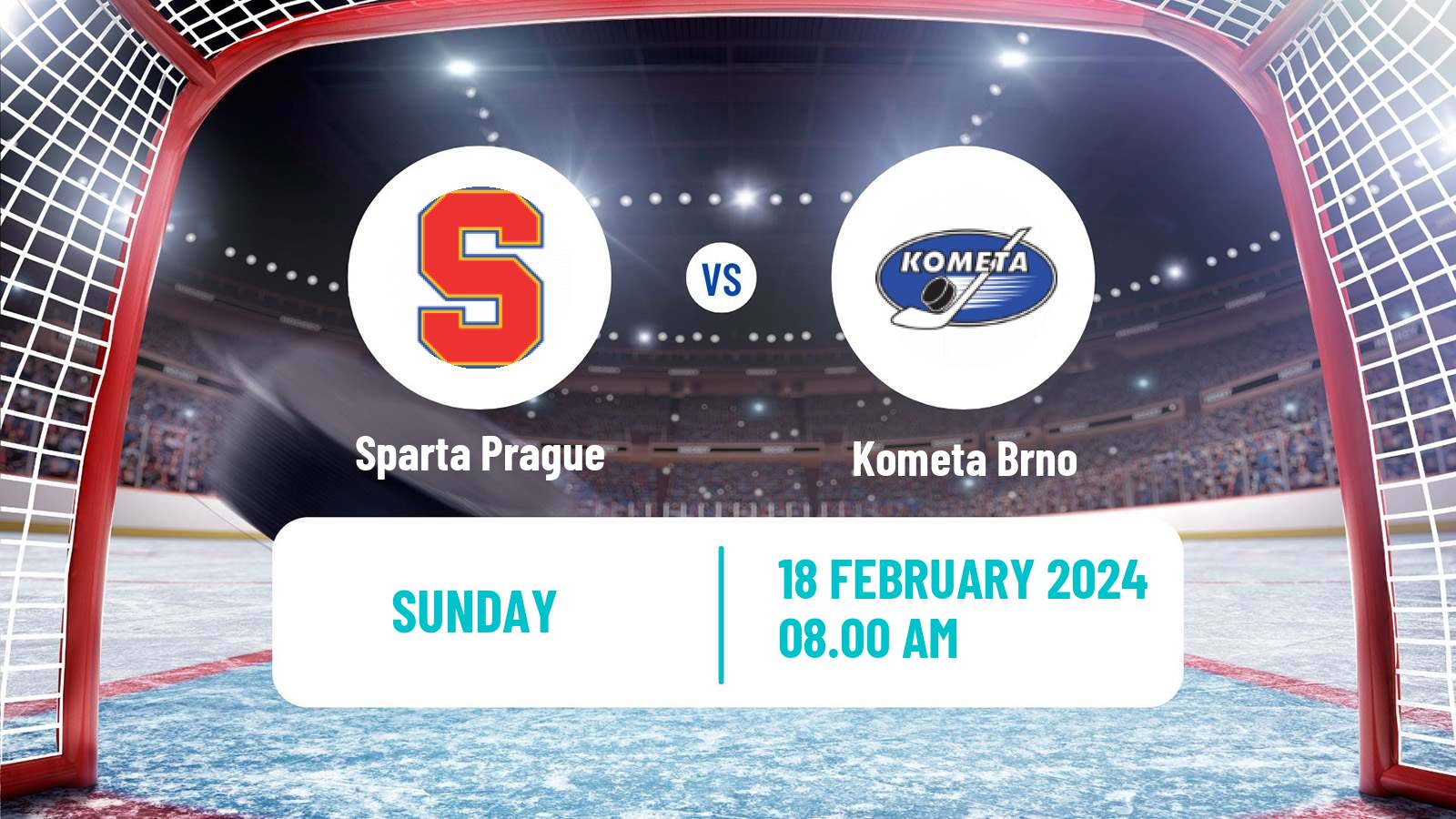 Hockey Czech Extraliga Sparta Prague - Kometa Brno