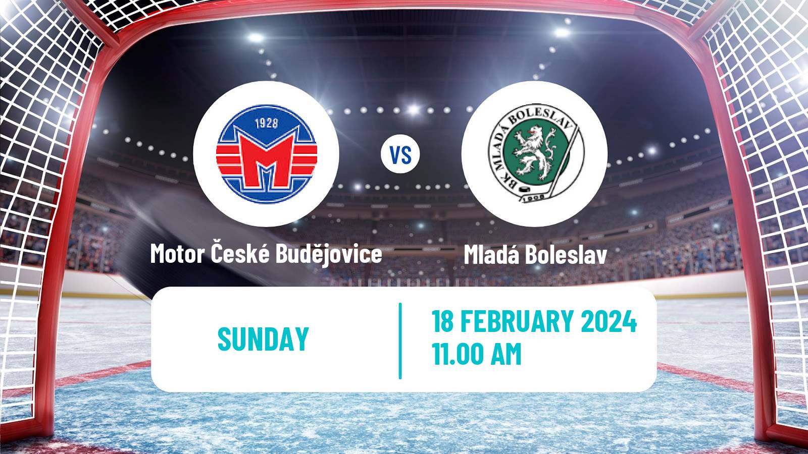 Hockey Czech Extraliga Motor České Budějovice - Mladá Boleslav