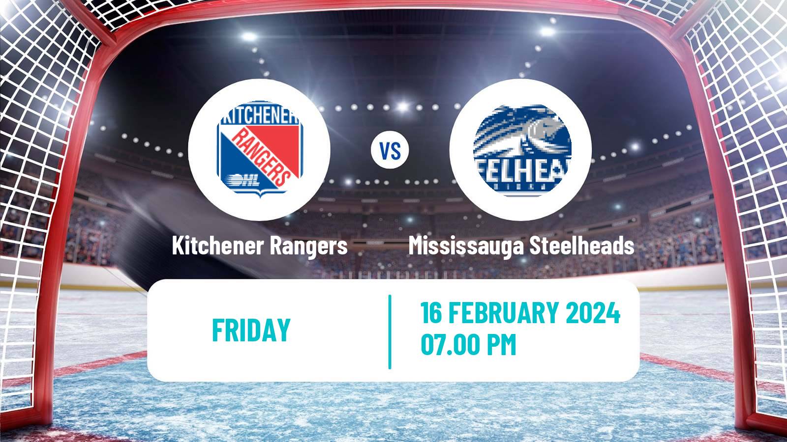 Hockey OHL Kitchener Rangers - Mississauga Steelheads