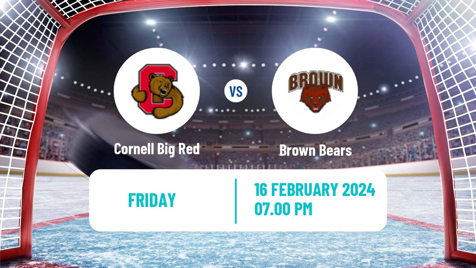 Hockey NCAA Hockey Cornell Big Red - Brown Bears