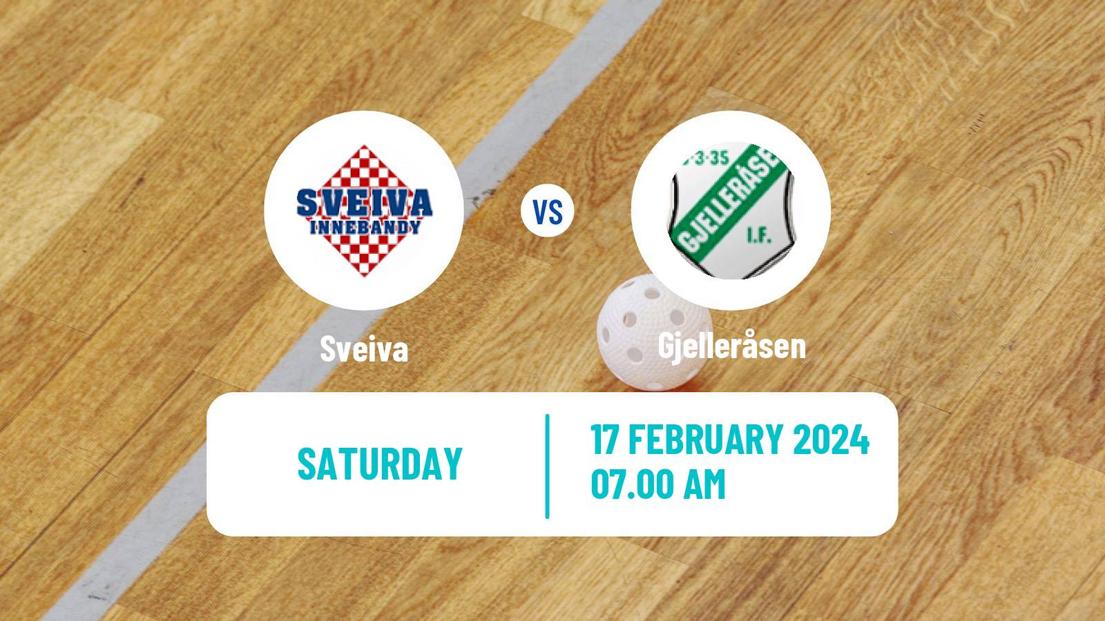 Floorball Norwegian Eliteserien Floorball Women Sveiva - Gjelleråsen