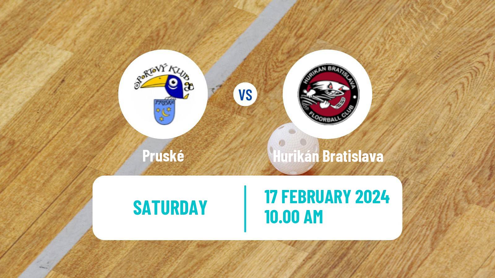 Floorball Slovak Extraliga Floorball Women Pruské - Hurikán Bratislava