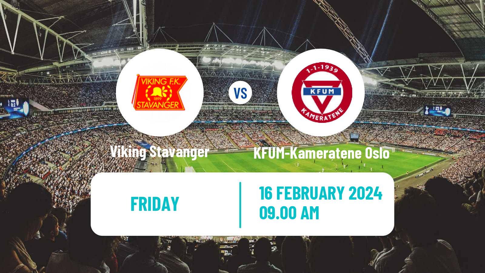 Soccer Club Friendly Viking Stavanger - KFUM-Kameratene Oslo