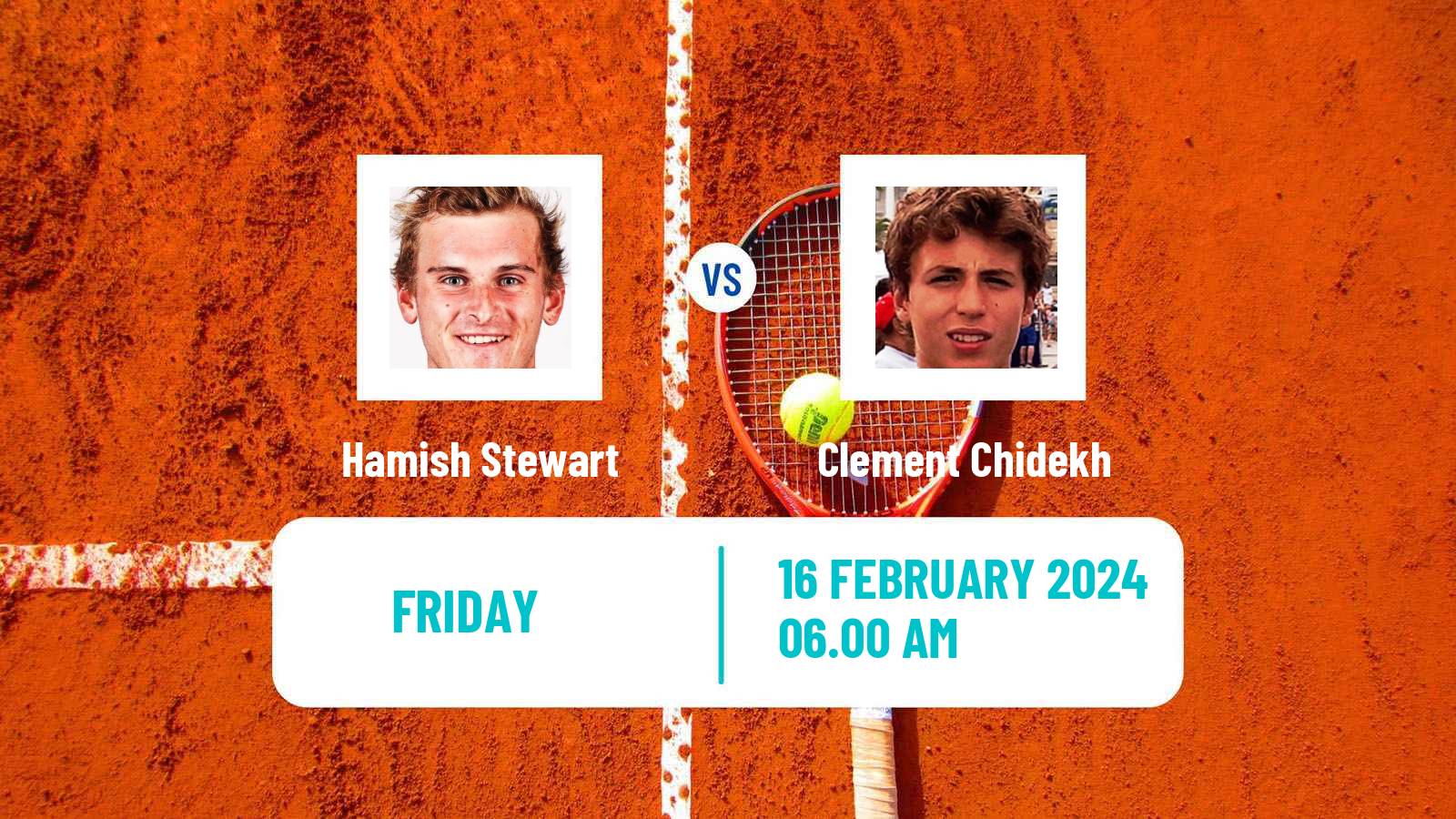 Tennis Glasgow Challenger Men Hamish Stewart - Clement Chidekh