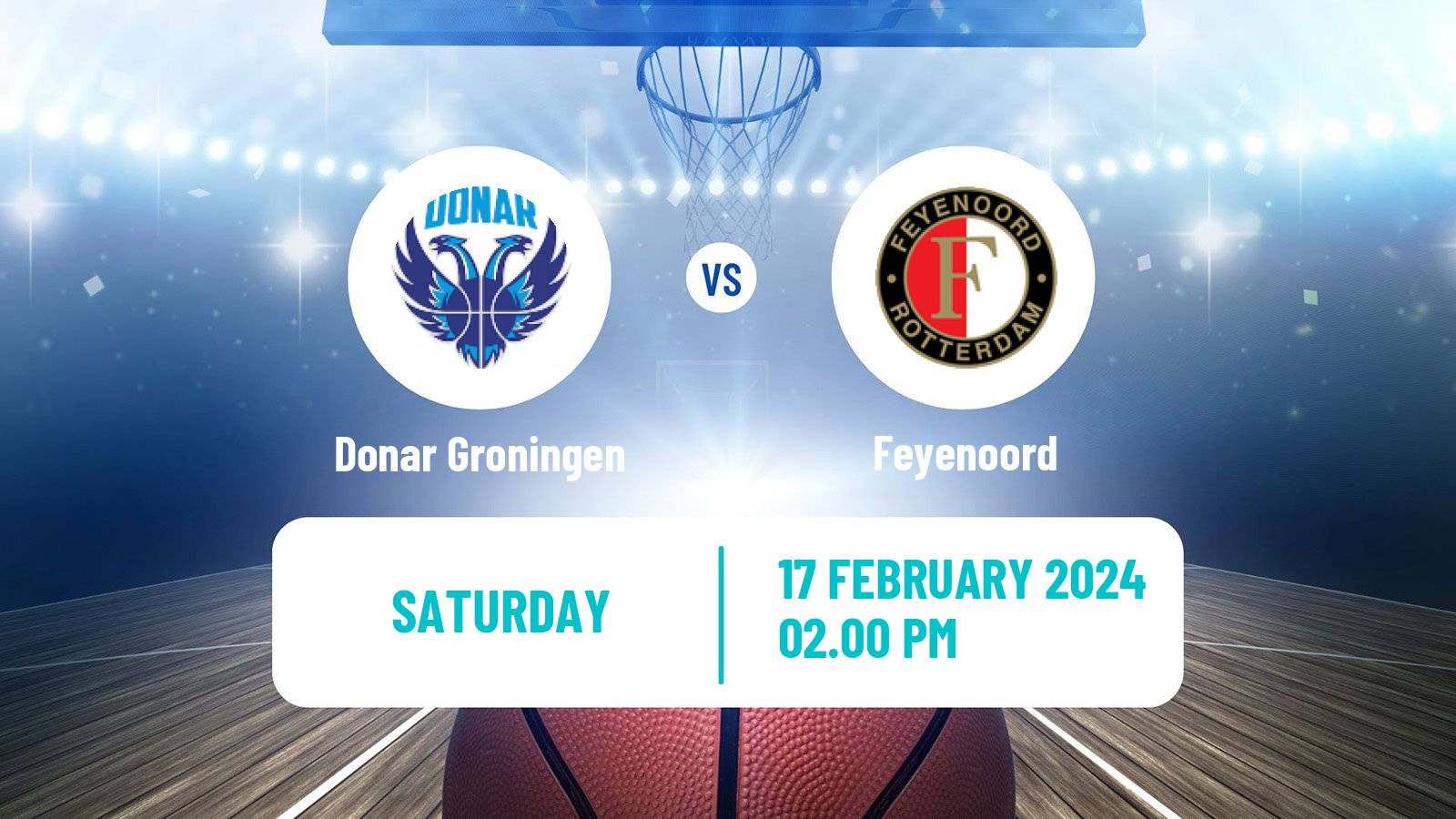 Basketball BNXT League Donar Groningen - Feyenoord