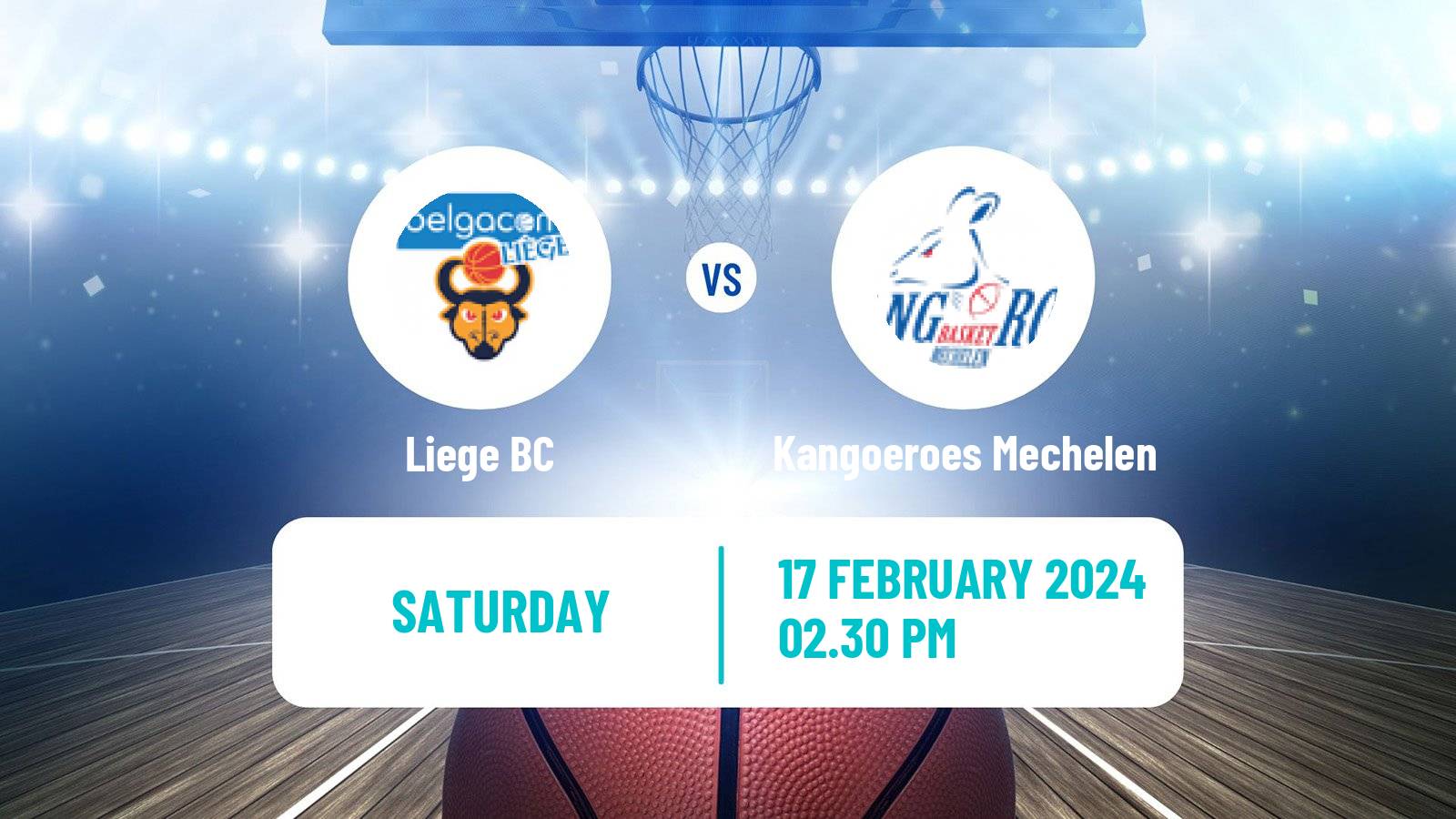 Basketball BNXT League Liege - Kangoeroes Mechelen