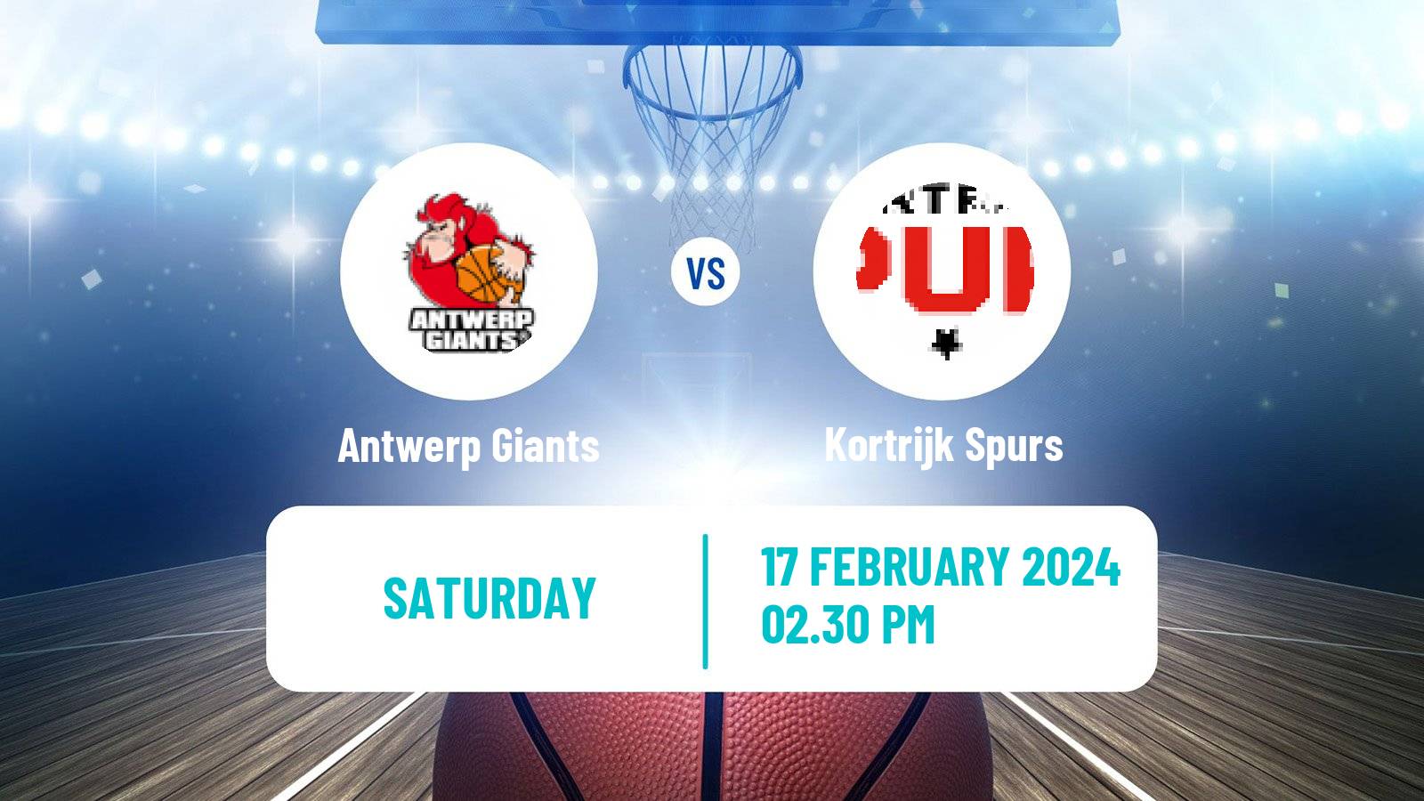 Basketball BNXT League Antwerp Giants - Kortrijk Spurs