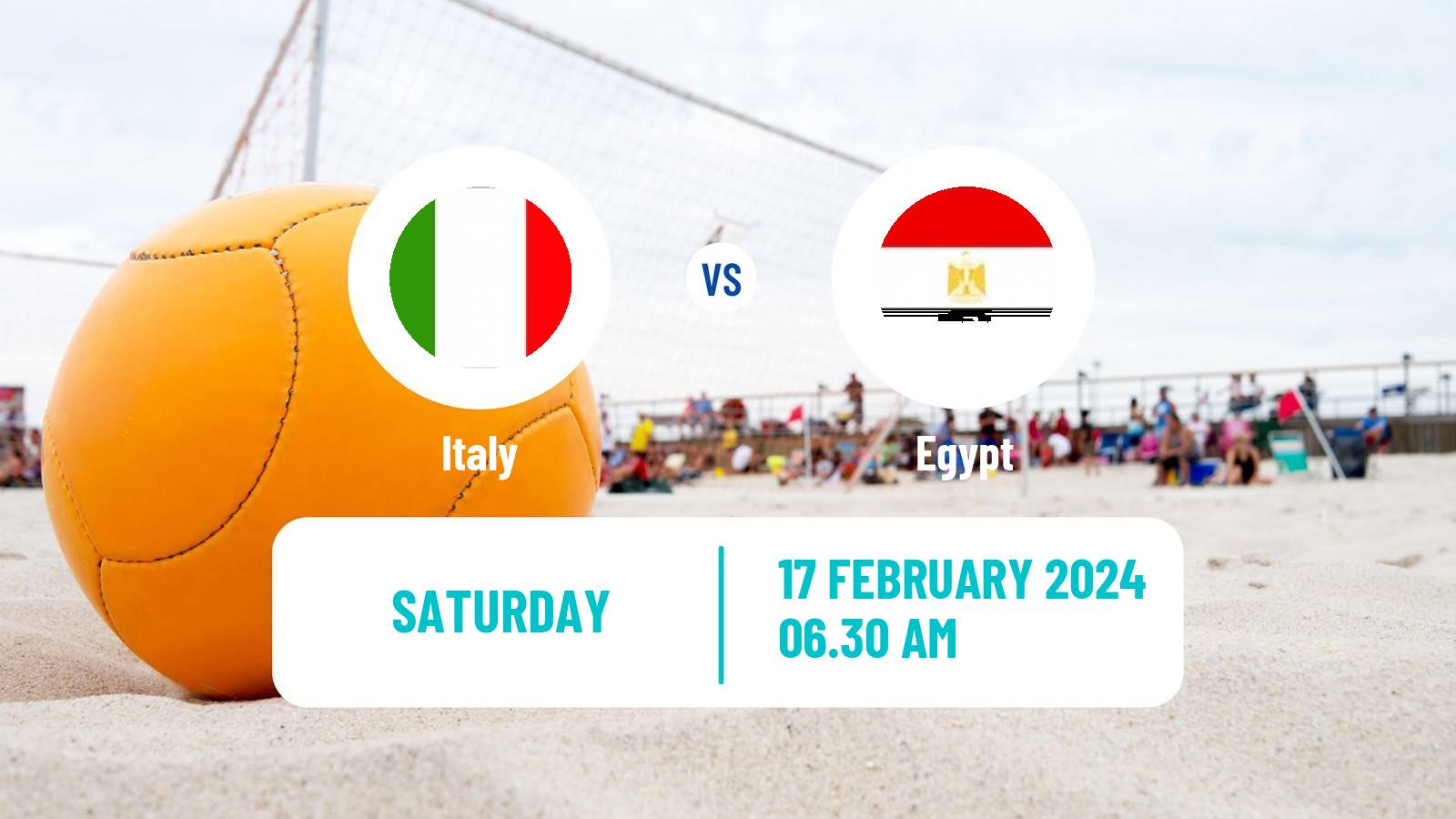 Beach soccer World Cup Italy - Egypt