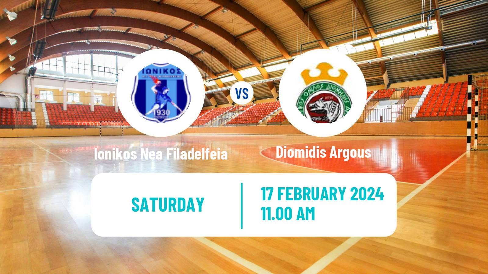 Handball Greek A1 Handball Ionikos Nea Filadelfeia - Diomidis Argous