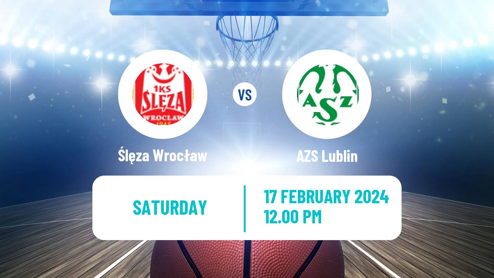 Basketball Polish Ekstraklasa Basketball Women Ślęza Wrocław - AZS Lublin